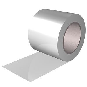 Aluminium, leicht abrollbar,